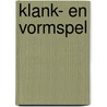 Klank- en vormspel door Germa Van Dijk