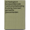 Archeologisch Bureauonderzoek 'Centrumontwikkeling kruising Hoornaar', Gemeente Giessenlanden door J. Ras