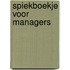 Spiekboekje voor managers