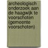 Archeologisch onderzoek aan de Haagwijk te Voorschoten (gemeente Voorschoten)