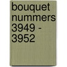 Bouquet nummers 3949 - 3952 by Miranda Lee