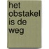 Het obstakel is de weg