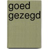 Goed gezegd door Peter Schoenaerts