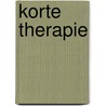 Korte therapie door Myriam Le Fevere de Ten Hove
