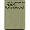 Voor ik ga slapen - special Boekenvoordeel door Sj Watson