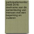 Participatiemonitor 2008-2016: Deelname aan de samenleving van mensen met een beperking en ouderen