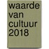 Waarde van cultuur 2018