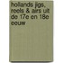 Hollands Jigs, Reels & Airs uit de 17e en 18e eeuw