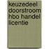 Keuzedeel Doorstroom hbo Handel licentie