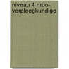 Niveau 4 mbo- verpleegkundige door Onbekend