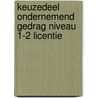 Keuzedeel Ondernemend gedrag niveau 1-2 licentie door Onbekend