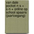 Van Dale Pocket N-S + S-N + Online op school Spaans (jaartoegang)
