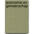 Autonomie en gemeenschap