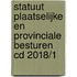 Statuut plaatselijke en provinciale besturen cd 2018/1