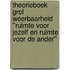 Theorieboek Grol Weerbaarheid ''ruimte voor jezelf en ruimte voor de ander''