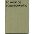 Zo werkt de zorgverzekering