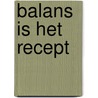 Balans is het recept door Ellen Hoog