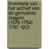 Inventaris van het archief van de gemeente Otegem (1578-1794) 1797-1913