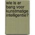 Wie is er bang voor kunstmatige intelligentie?