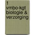 1 vmbo-kgt Biologie & verzorging