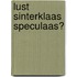 Lust Sinterklaas speculaas?
