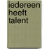 Iedereen heeft talent