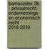 Bamacodex 2B - privaatrecht, ondernemings- en economisch recht 2018-2019