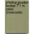 Efteling Gouden Boekje 7*1 in zakje (INNERCODE)