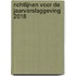 Richtlijnen voor de jaarverslaggeving 2018