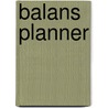Balans Planner door Jisca Rebel