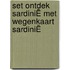 SET ONTDEK SARDINIË MET WEGENKAART SARDINIË