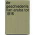 De geschiedenis van Aruba tot 1816
