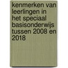 Kenmerken van leerlingen in het speciaal basisonderwijs tussen 2008 en 2018 by Pjotr Koopman