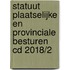 Statuut plaatselijke en provinciale besturen cd 2018/2