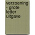 Verzoening - grote letter uitgave