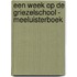 Een week op de griezelschool - Meeluisterboek