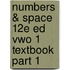 Numbers & Space 12e ed vwo 1 textbook part 1