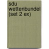 Sdu Wettenbundel (set 2 ex) door Onbekend