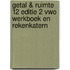 Getal & Ruimte 12 editie 2 vwo werkboek en rekenkatern
