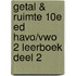 Getal & Ruimte 10e ed havo/vwo 2 leerboek deel 2