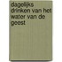 Dagelijks drinken van het water van de Geest