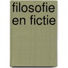 Filosofie en Fictie door Ann Van Sevenant