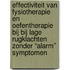 Effectiviteit van fysiotherapie en oefentherapie bij bij lage rugklachten zonder “alarm” symptomen
