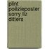 Plint Poëzieposter Sorry Liz Ditters