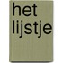 Het lijstje
