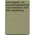 Vermogens- en successieplanning voor kinderen met een beperking