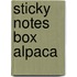 Sticky notes box Alpaca