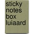 Sticky notes box Luiaard