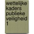 Wettelijke Kaders Publieke Veiligheid 1