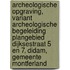 Archeologische Opgraving, variant Archeologische Begeleiding Plangebied Dijksestraat 5 en 7, Didam, Gemeente Montferland